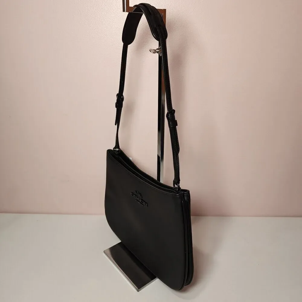 NWT Coach CP101 Penelope Leather Shoulder Bag Black